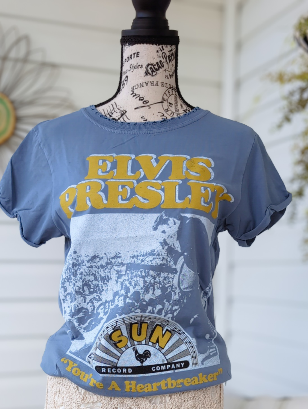 Sun Records Elvis Presley Heartbreaker Tee