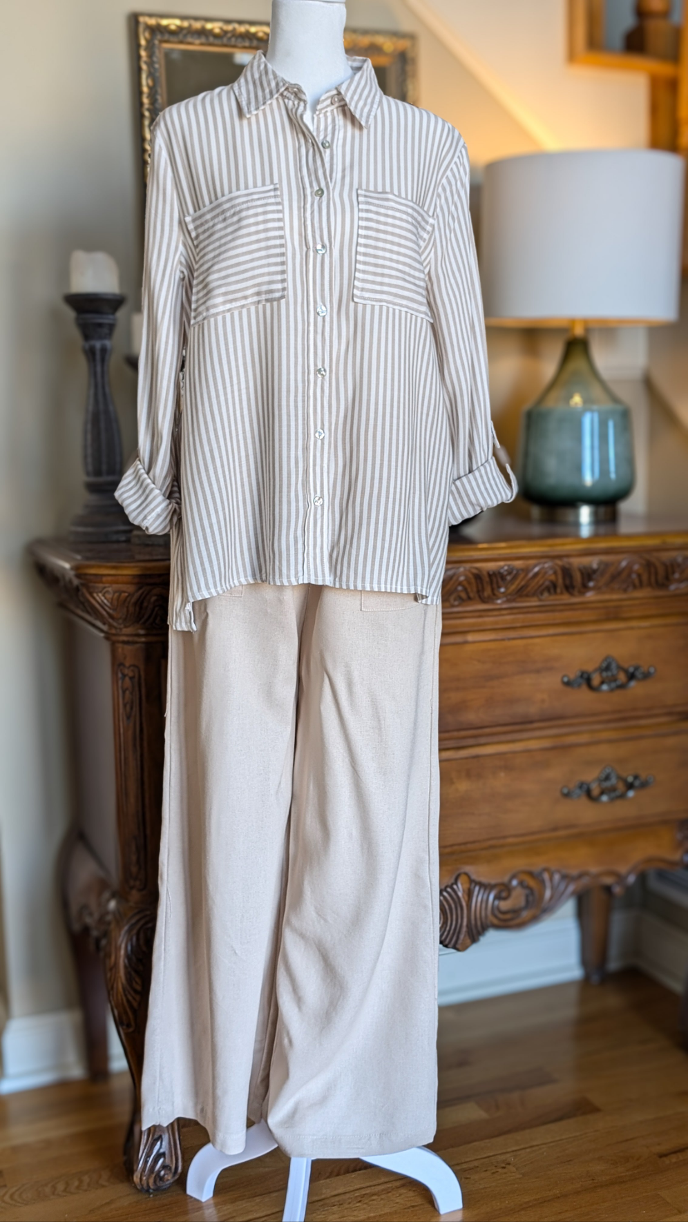 Linen Tassel Pants