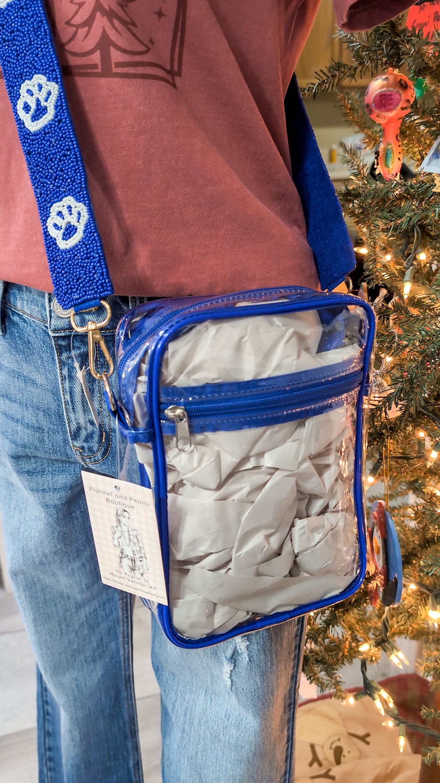 Royal Blue Stadium Bag