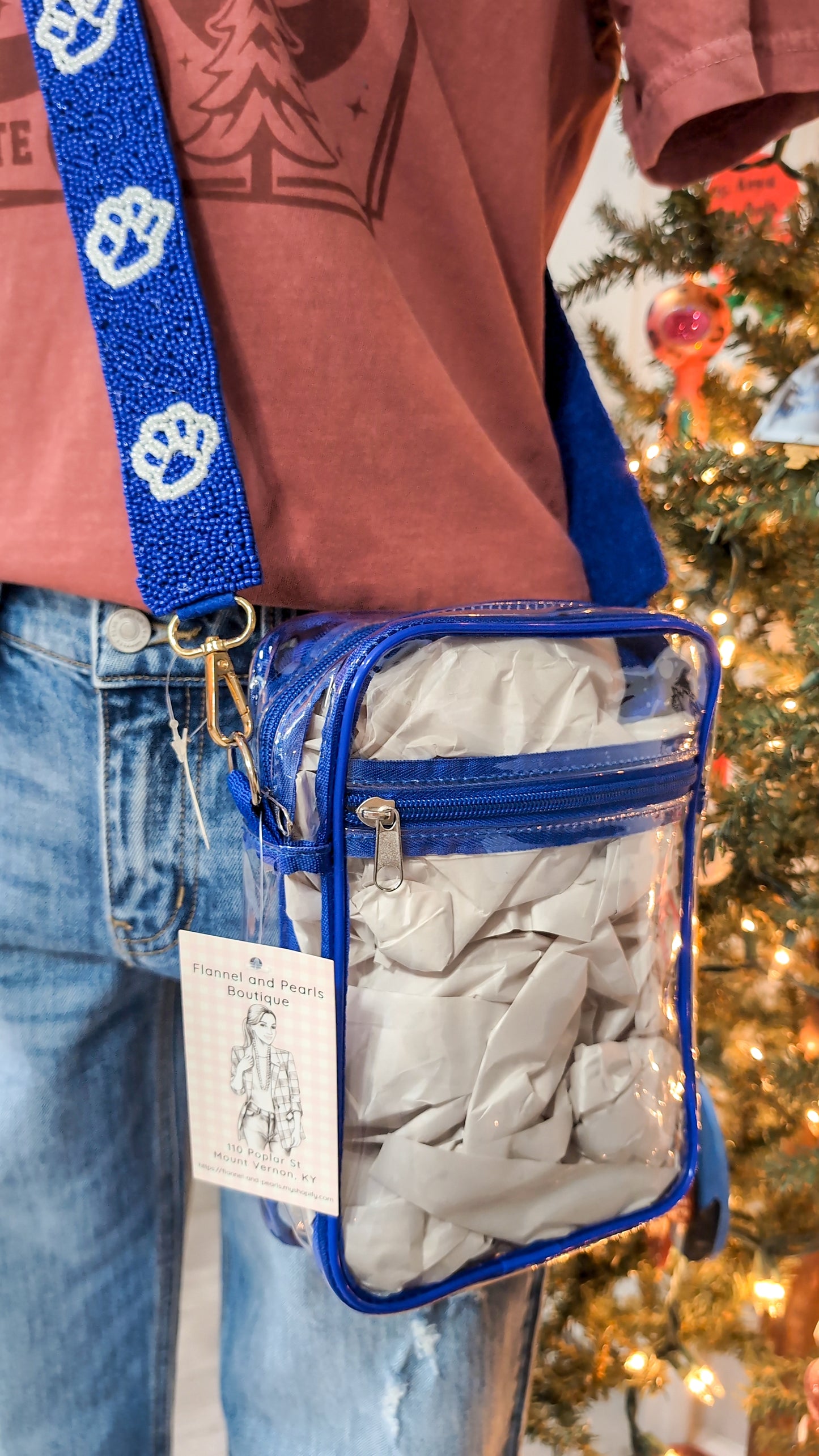 Royal Blue Stadium Bag