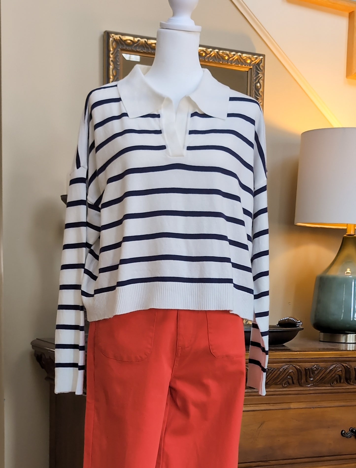 Nantucket Polo Sweater