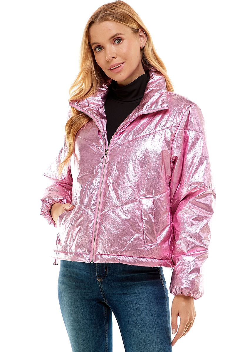 Barbie Metallic Pink Jacket