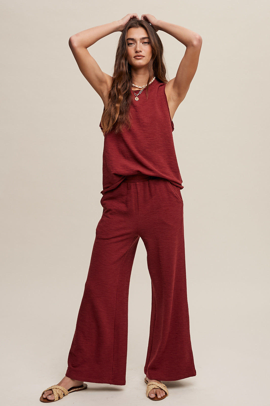 Brooke Knit Tank Set