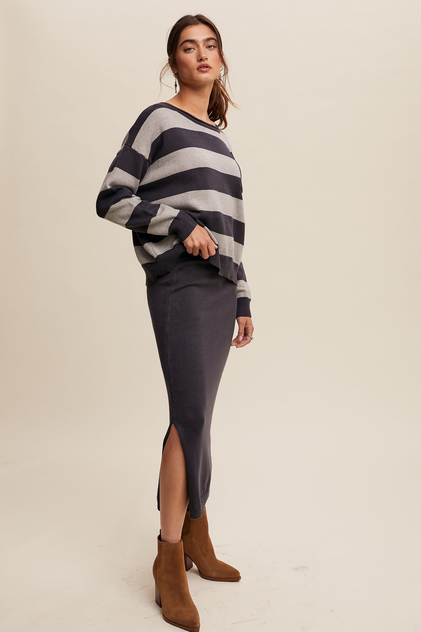 Skirt and Sweater Set