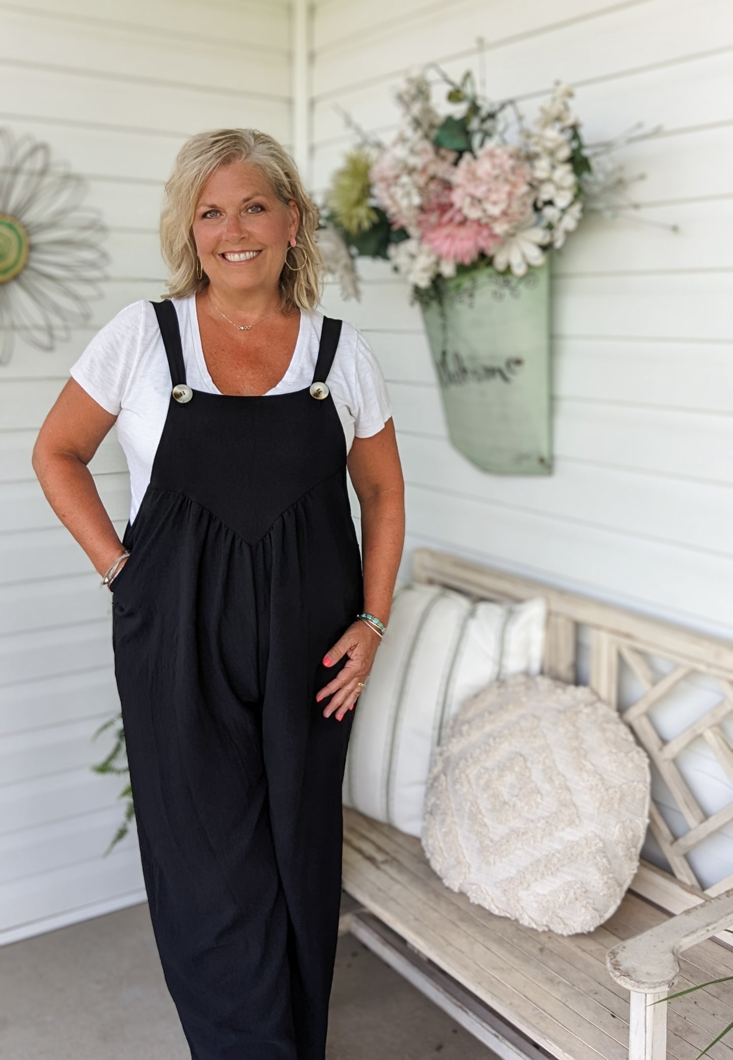 Daisy Black Jumpsuit