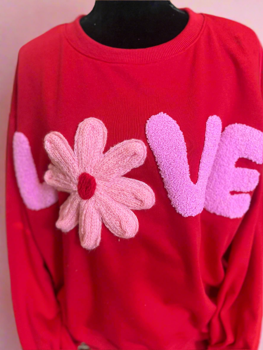 Cozy Red Sweatshirt