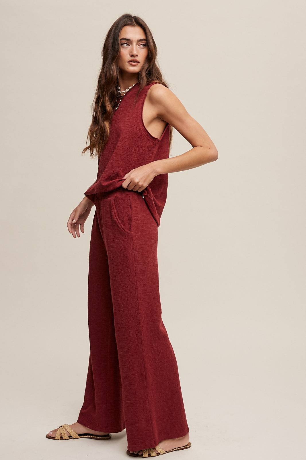 Brooke Knit Tank Set