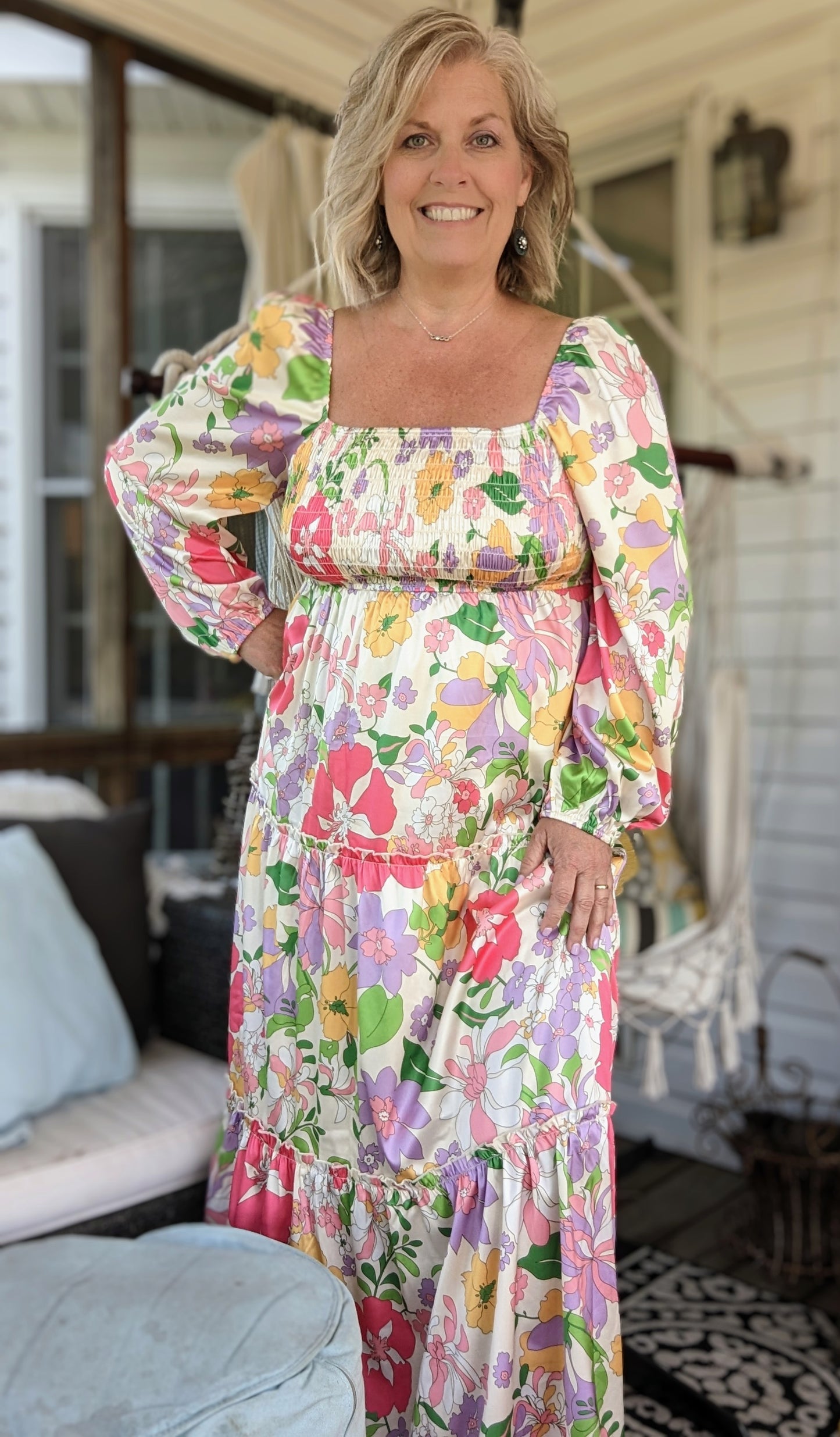 Abbey Floral Maxi Dress