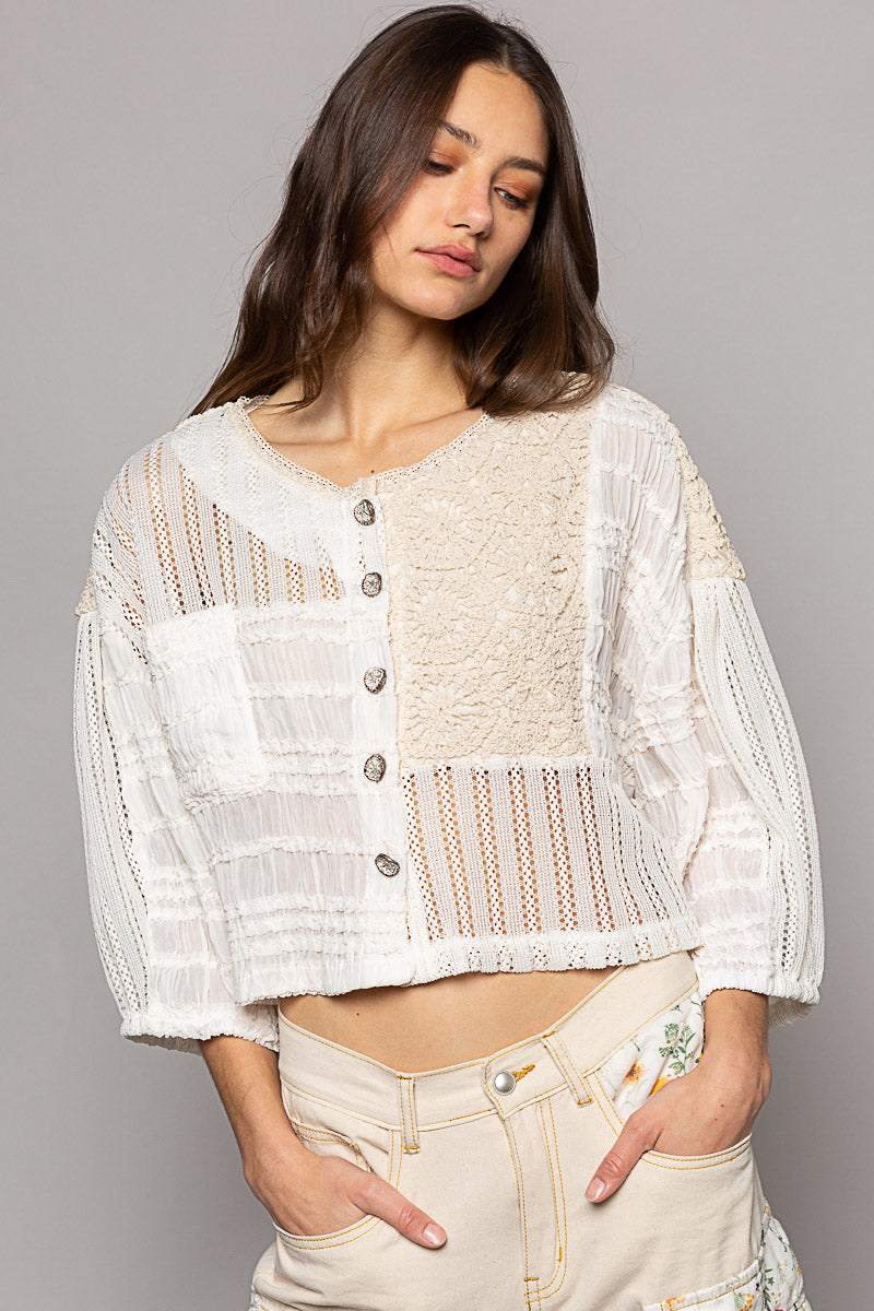Picture Perfect Lace Jacket Top