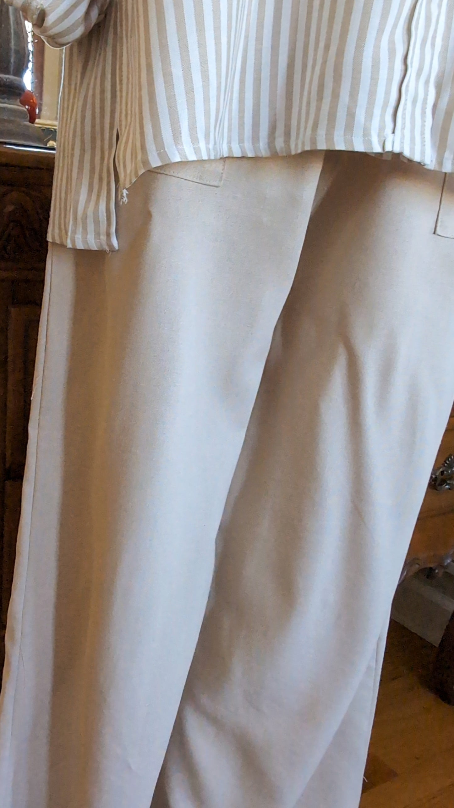 Linen Tassel Pants