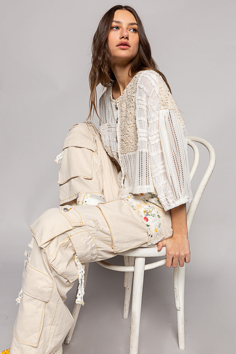 Picture Perfect Lace Jacket Top