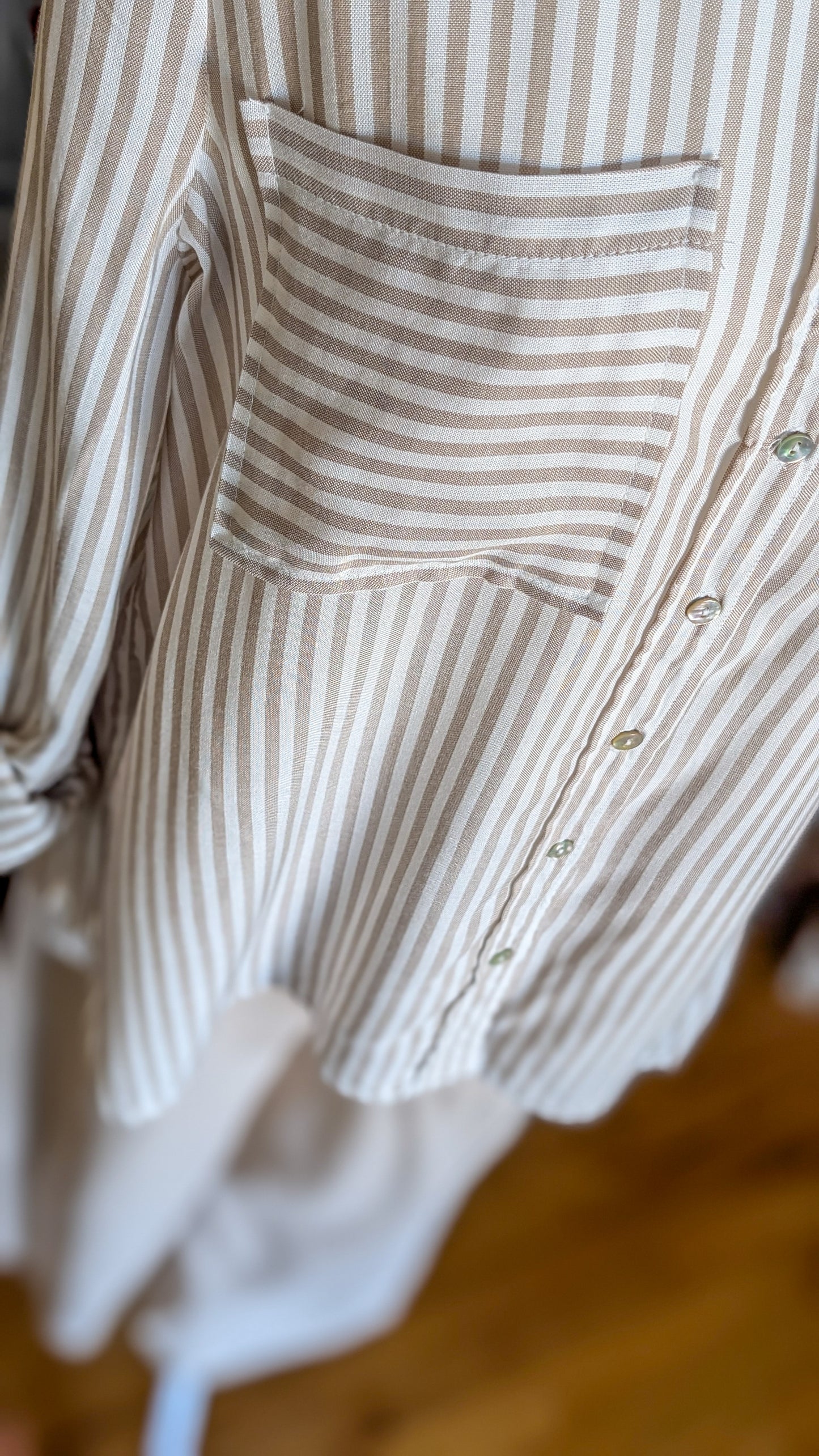 Button Down Stripe Shirt