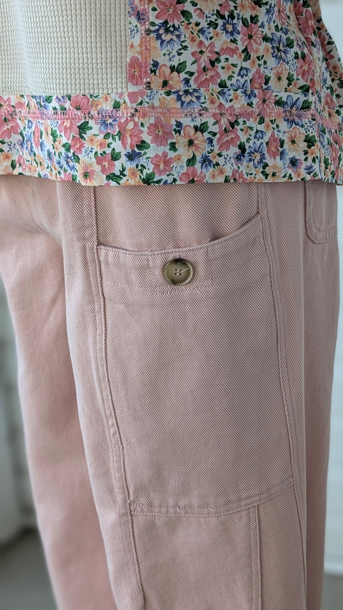 Petal Pink Cargo Pants