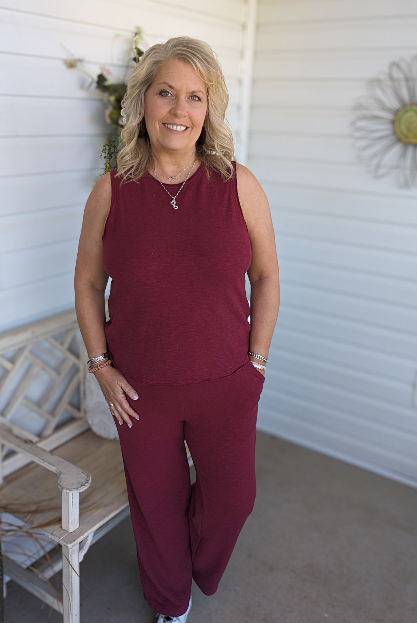 Brooke Knit Tank Set