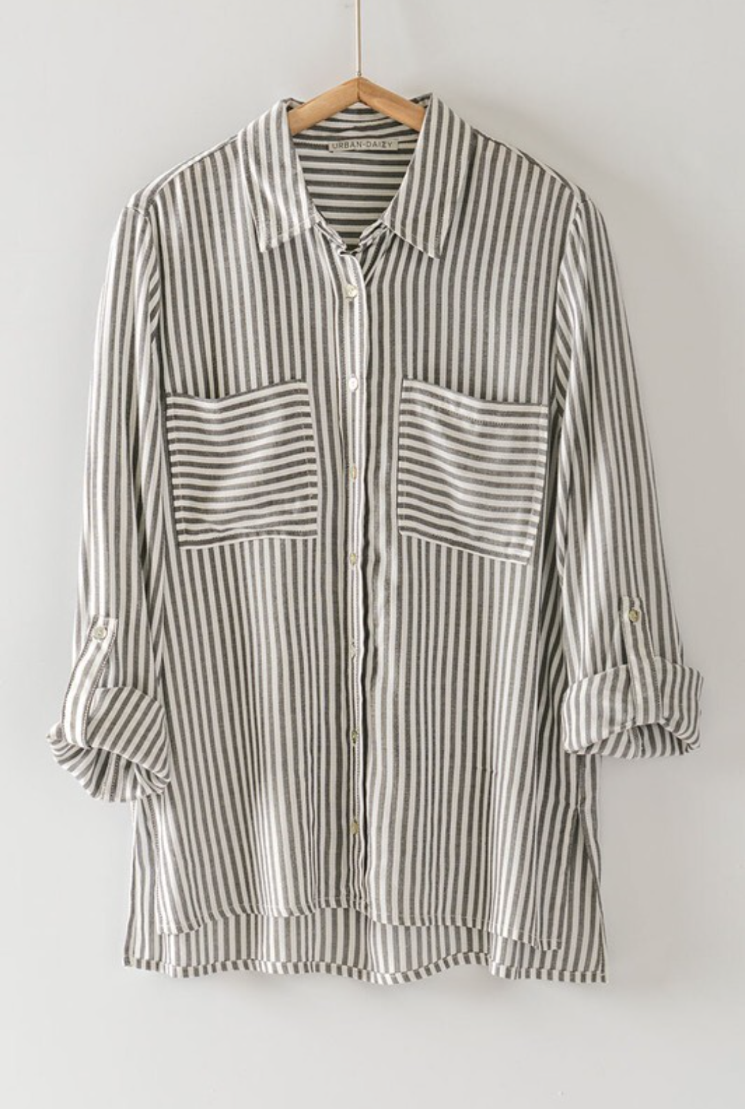 Button Down Stripe Shirt