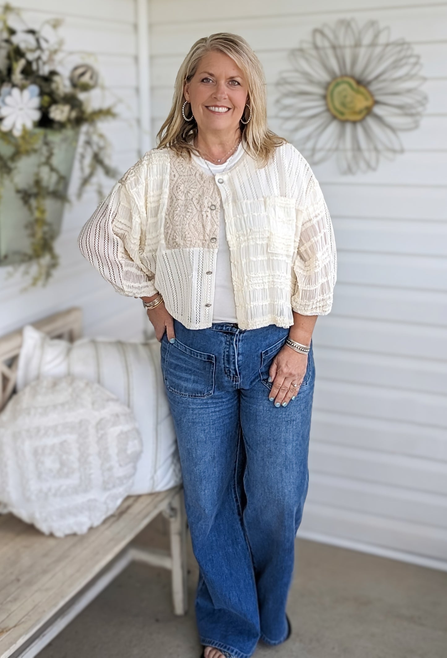 Listicle Wide Leg Jeans