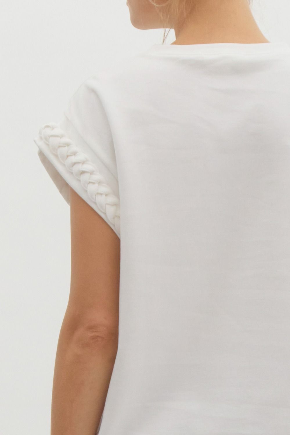 Braided Sleeve Top