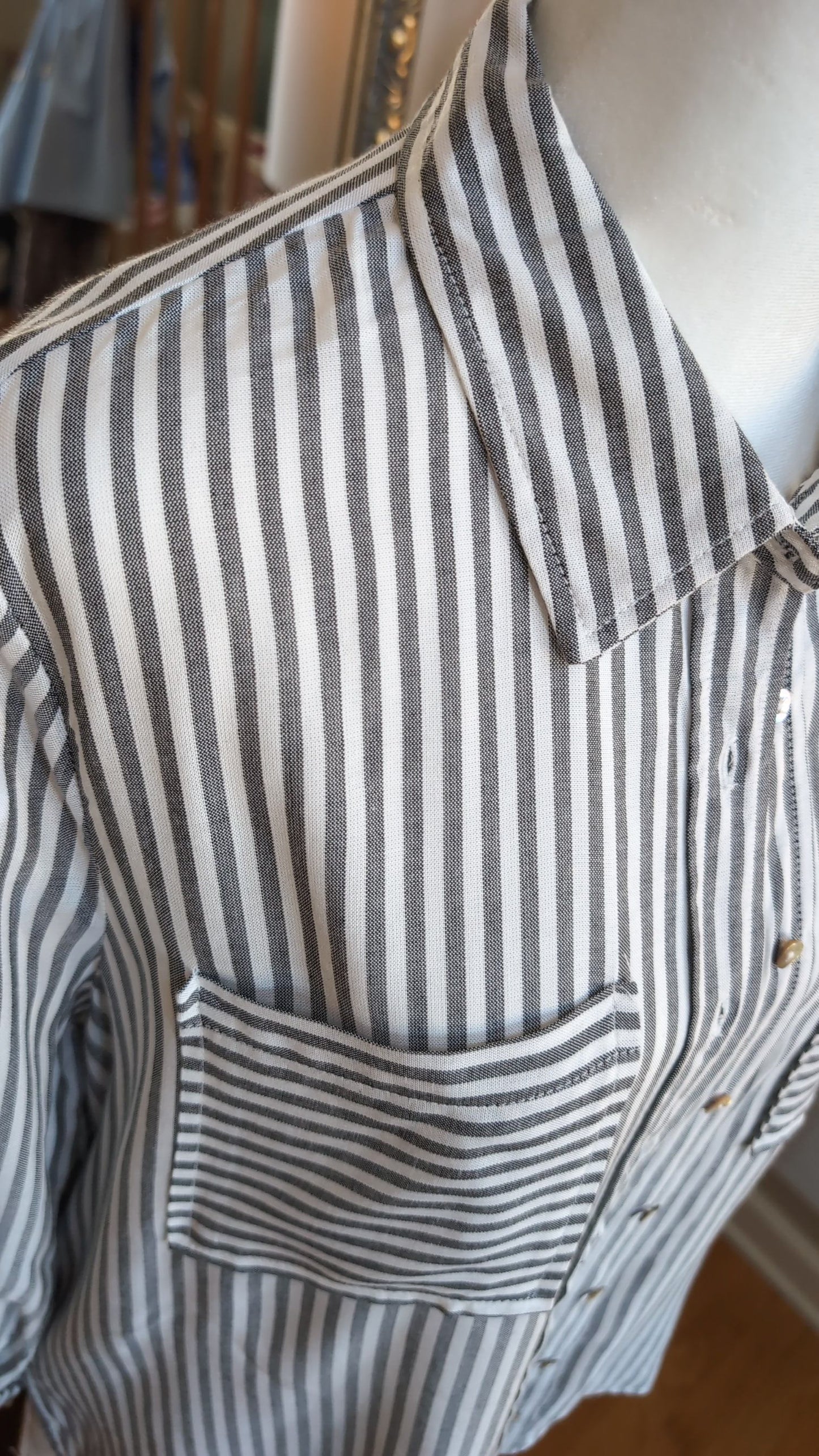 Button Down Stripe Shirt
