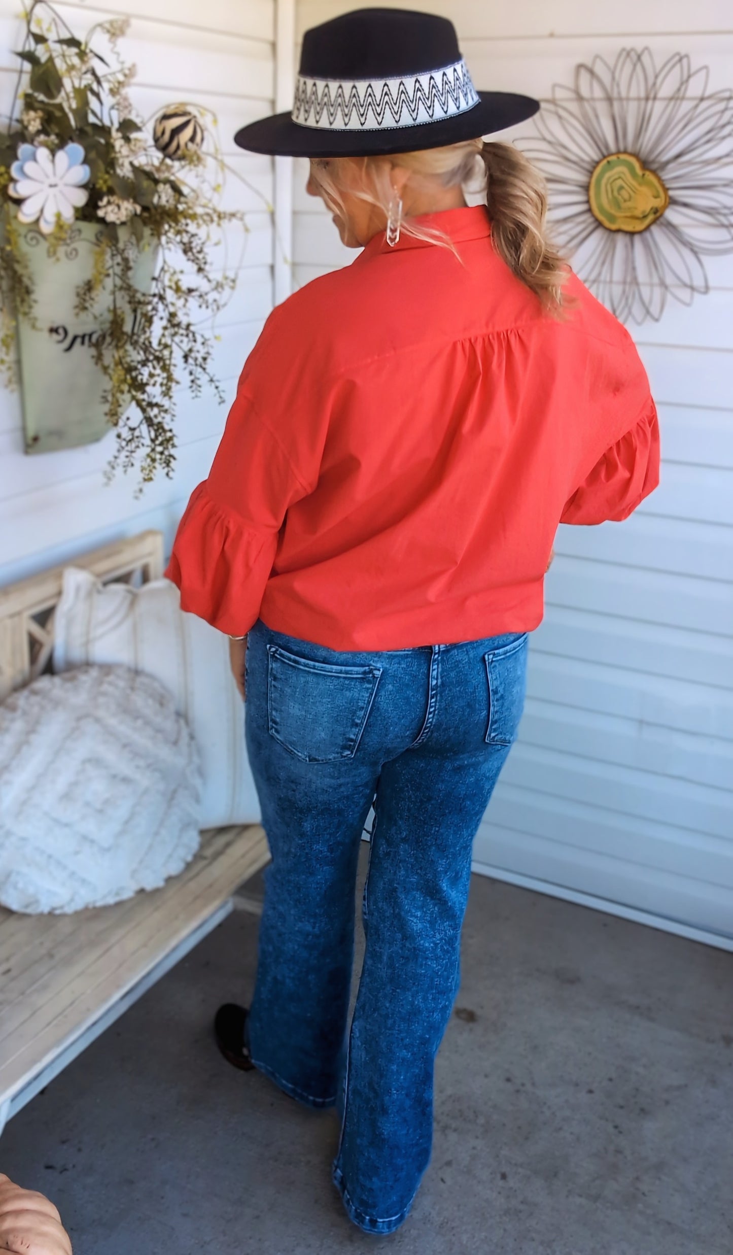 Perfect Red Button Down