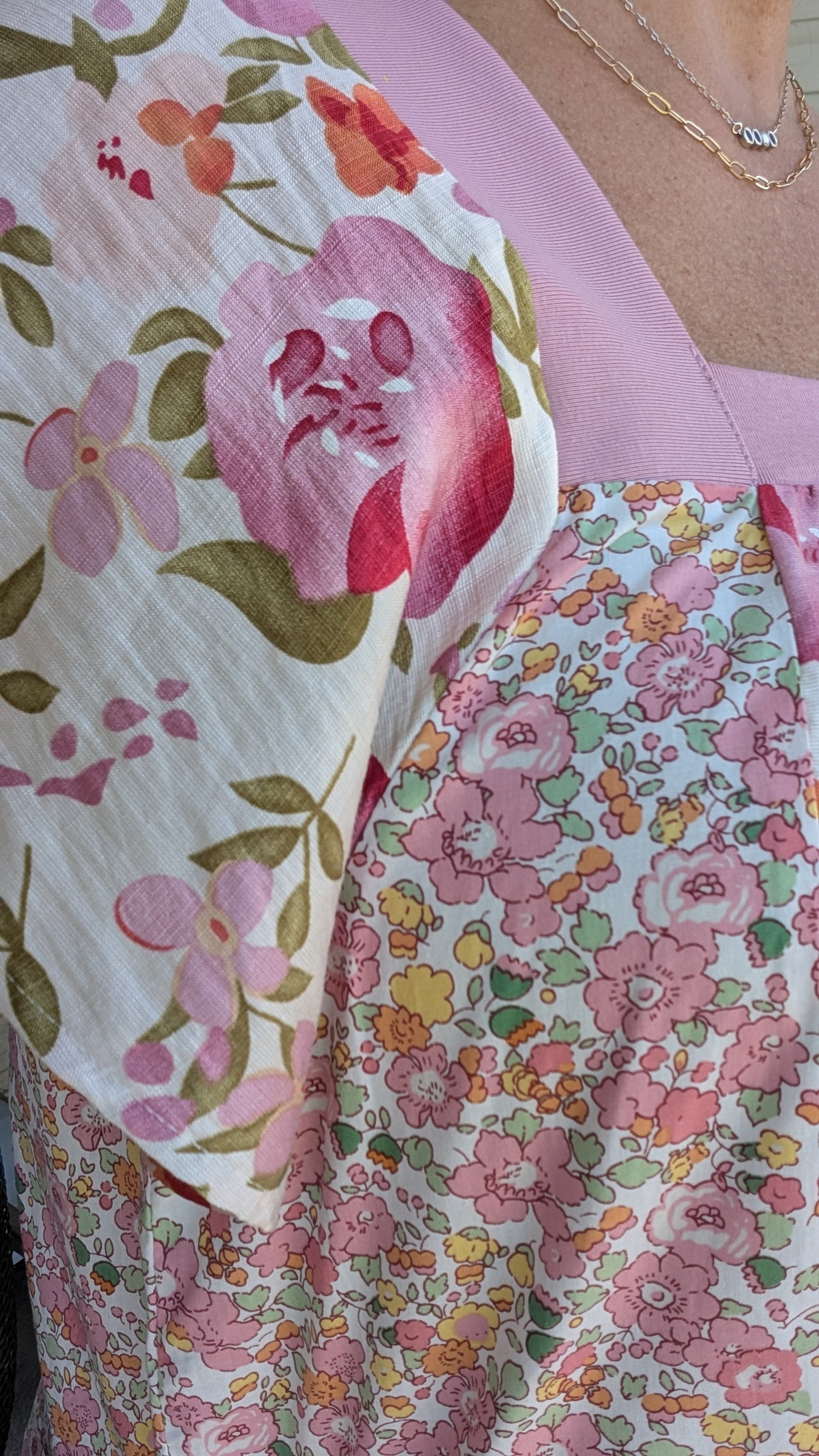 Floral Square Neck Top