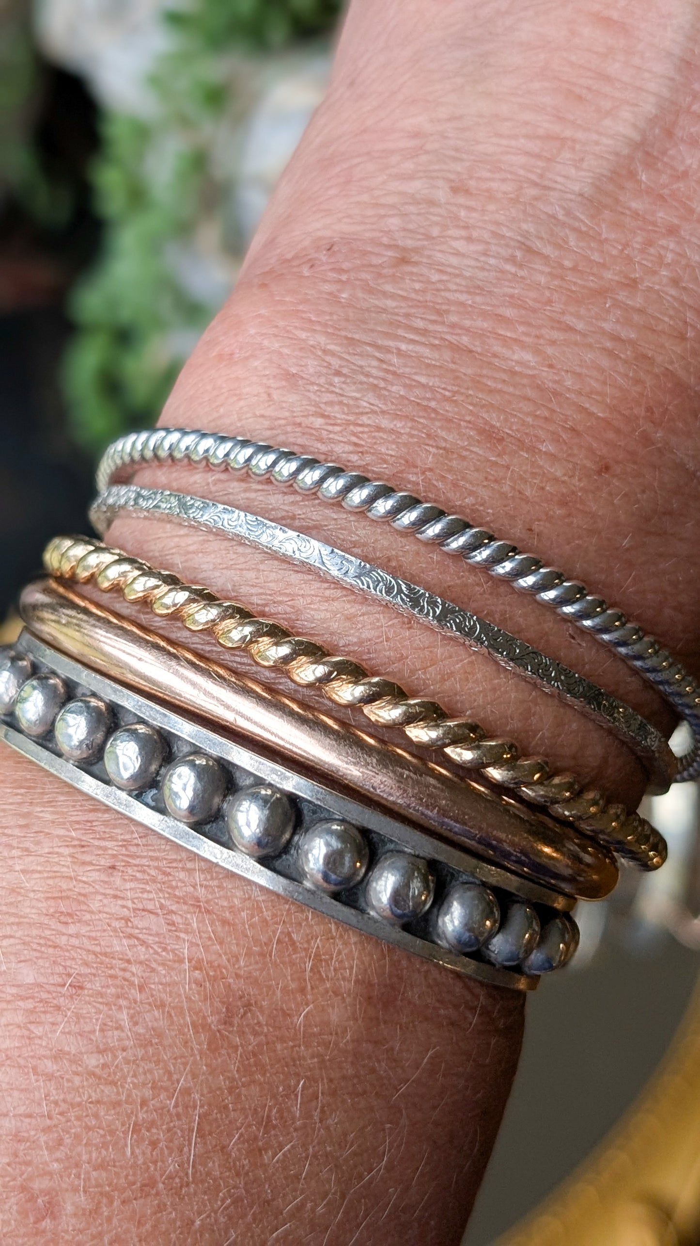 Sterling Silver Skinny Twist