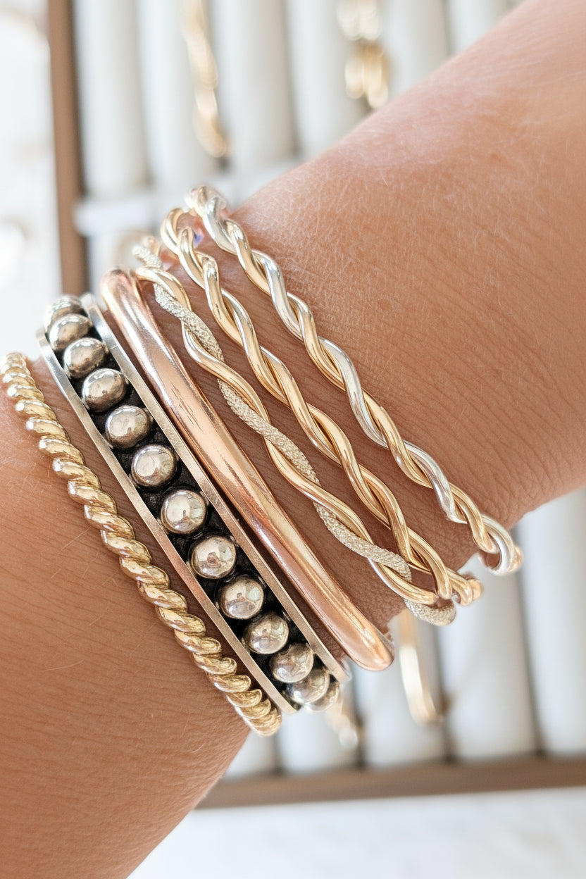 Gold Twist Cuff
