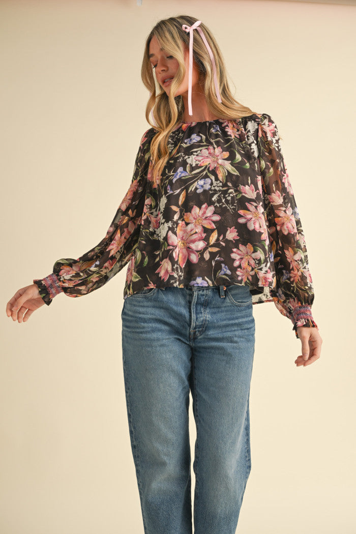 Fall for Flowers Top