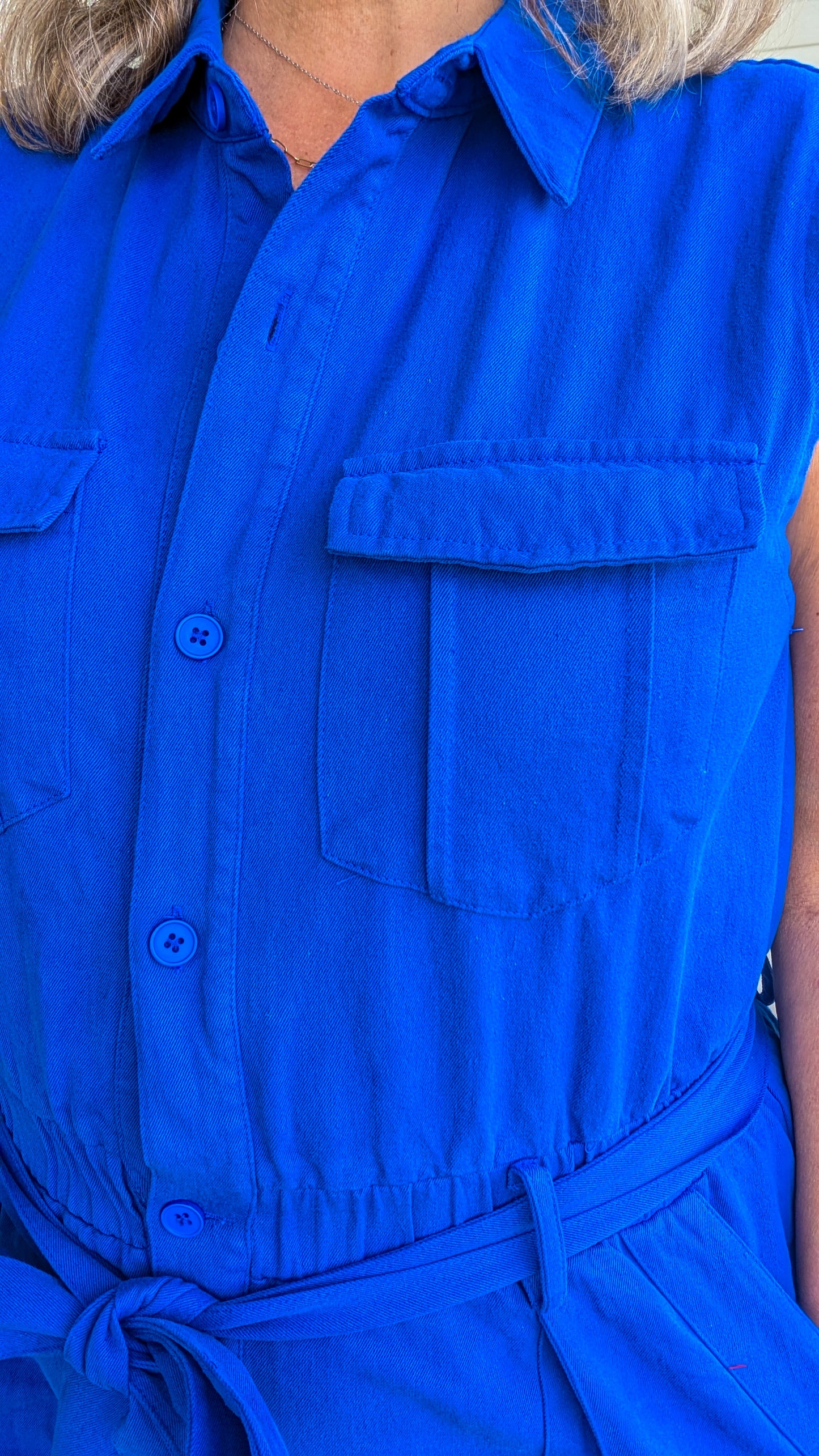 So Blue Romper