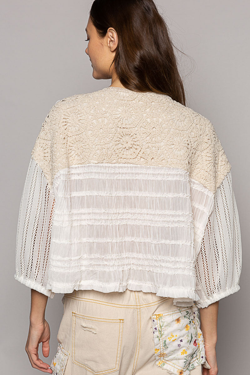 Picture Perfect Lace Jacket Top