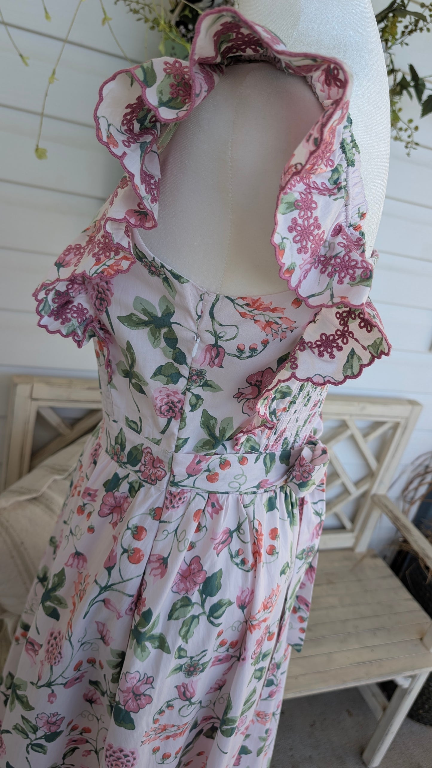 Ellie Floral Midi Dress