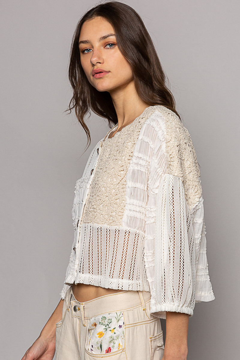 Picture Perfect Lace Jacket Top
