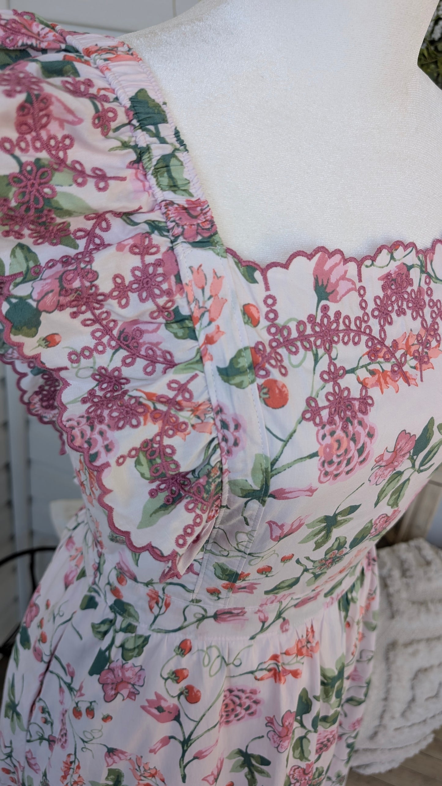 Ellie Floral Midi Dress