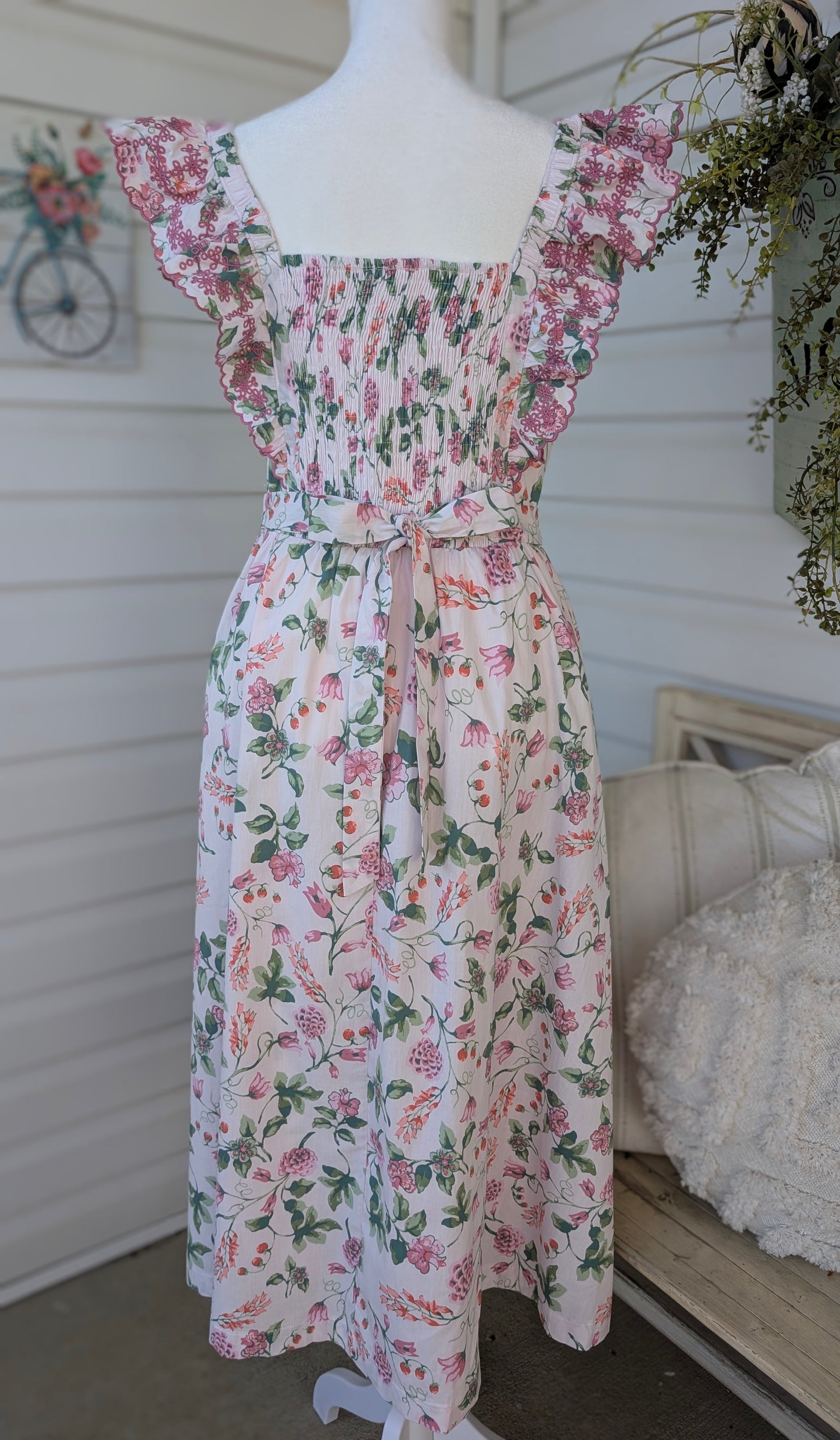 Ellie Floral Midi Dress