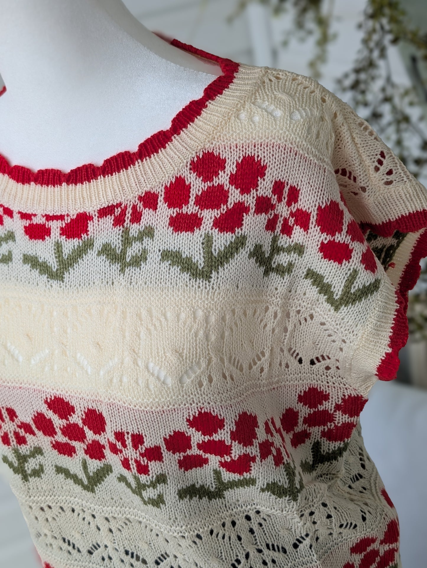 Sweet Summer Floral Sweater