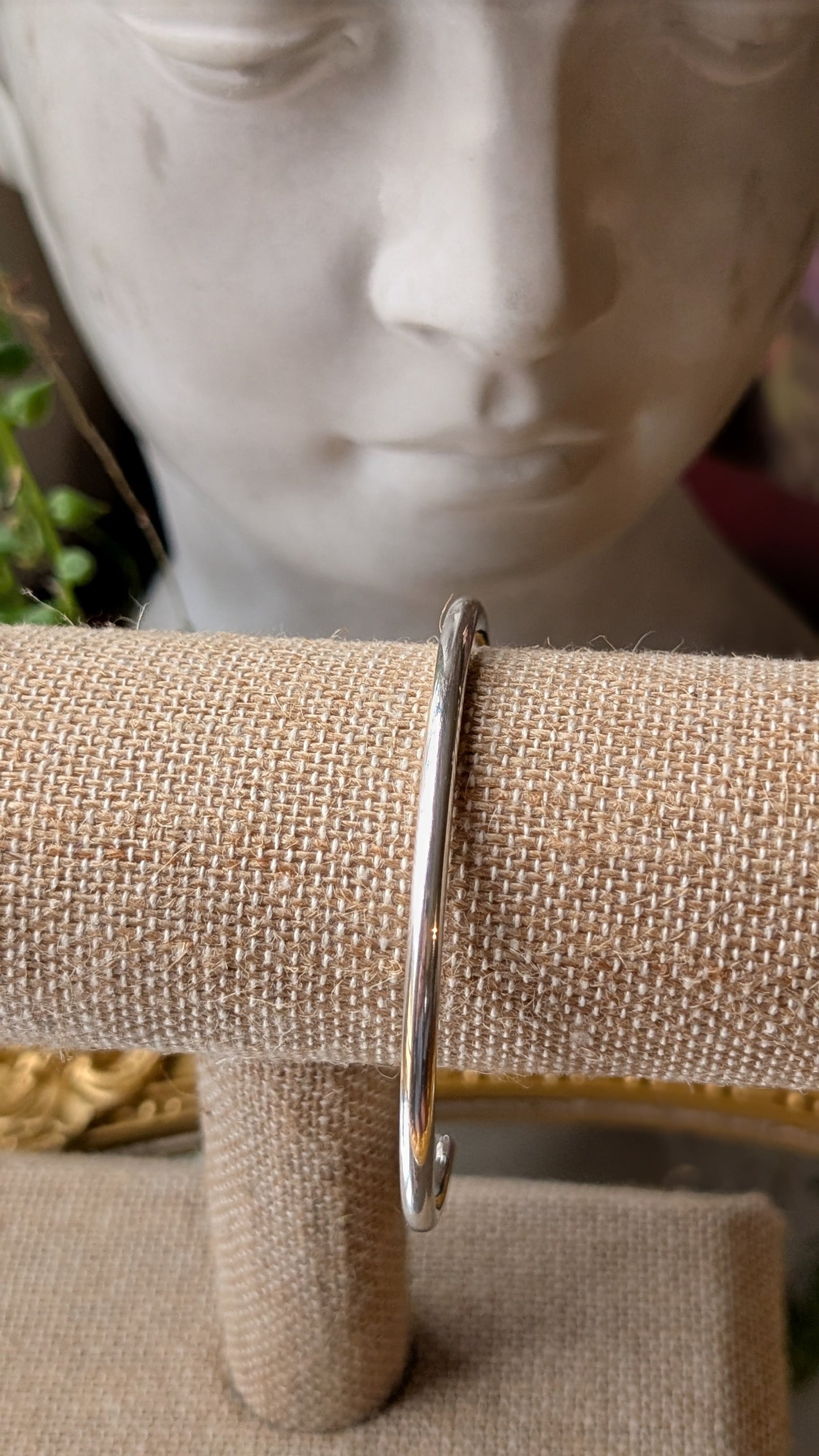 Sterling Silver Round Cuff