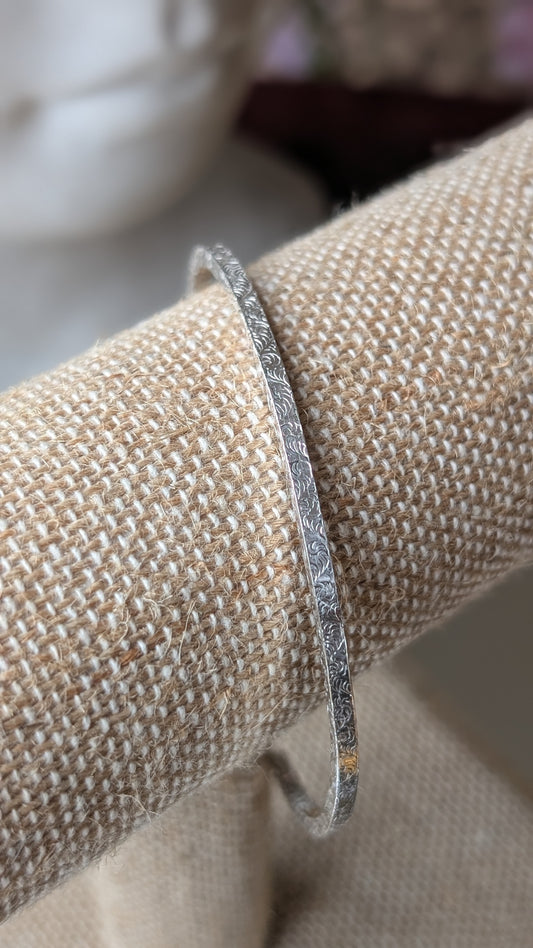 Swirl Design Cuff Bracelet