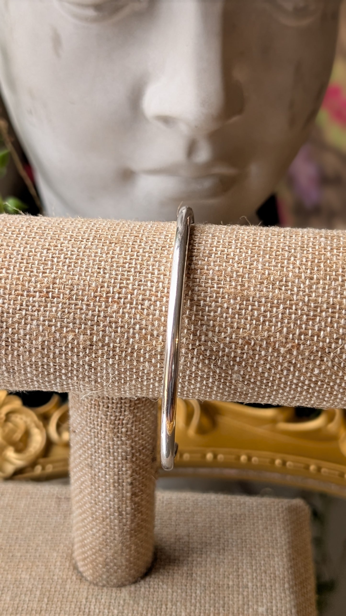 Sterling Silver Round Cuff