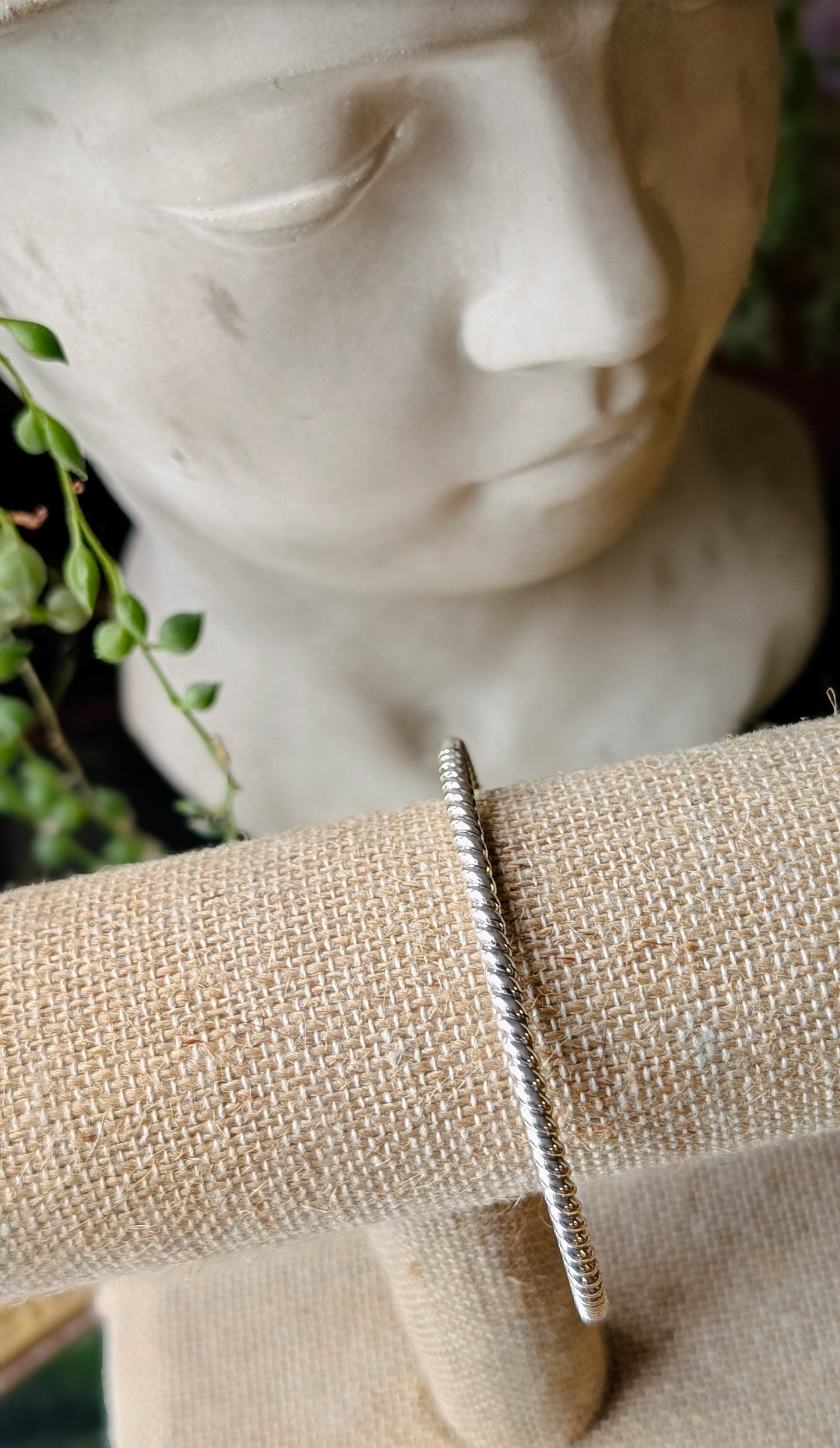 Sterling Silver Skinny Twist