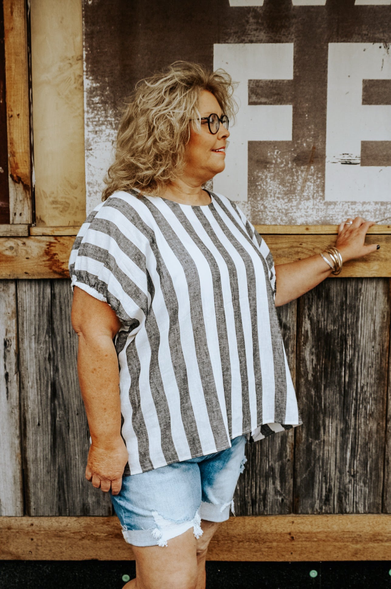 Distressed Boyfriend Shorts